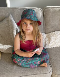Sundress and hat