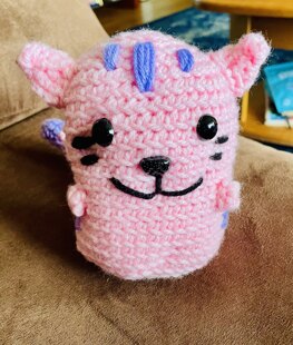 Chubby cat amigurumi