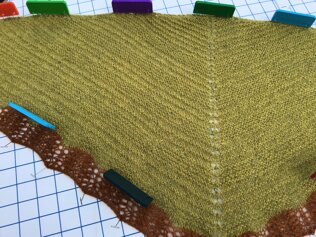 Shawl - Iona Hap by Stella Ackroyd