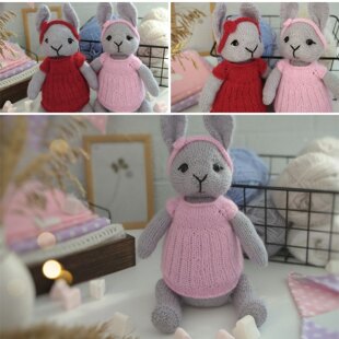 Tia The Little Bunny. Bunny knitting pattern