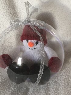 Snowman tree decoration