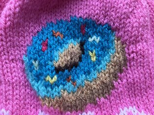 Large girls sweets cakey cat hat