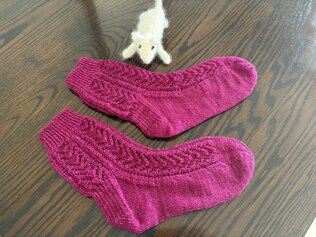Christmas socks for Lynne