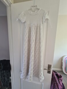 Christening Gown and Shawl for My Beautiful Girl