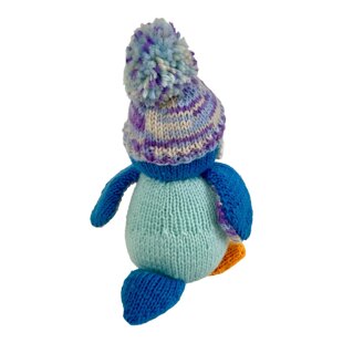 Pippa the Puffin Bird in a Bobble Hat