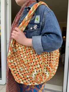 Juicy orange Granny Rocco bag