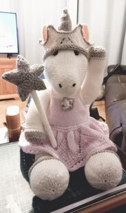 Knitables (Knit-A-Teddy) Unicorns (they all want a Unicorn!)