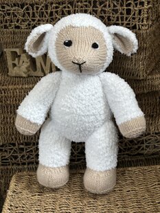 Sheep in a dress and jacket
