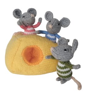 Mice in a Slice of Cheese Toys Play set