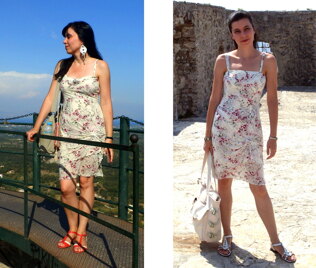2-Layer Summer Dress - White