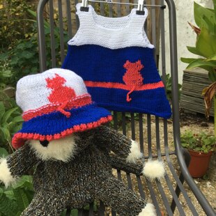 Dress and hat for a little lady