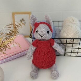Tia The Little Bunny. Bunny knitting pattern