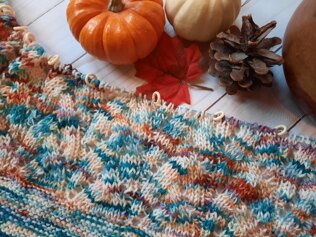 Sparktacular Shawl Autumnal