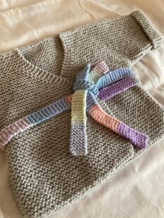Garter Stitch Baby Set