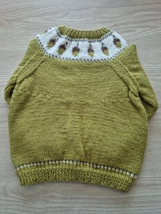 Woodland baby cardigan