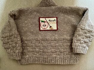 New Year Basket Weave Boy's Cardigan