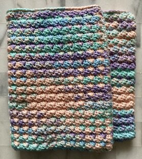 Sedge stitch baby blanket