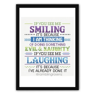 Something Evil and Naughty - Counted Cross-stitch