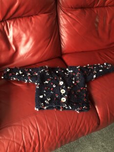 Fairy Tale Cardi in Lion Brand Baby's First - L0008