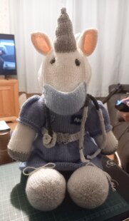 Knitables (Knit-A-Teddy) Unicorns (they all want a Unicorn!)
