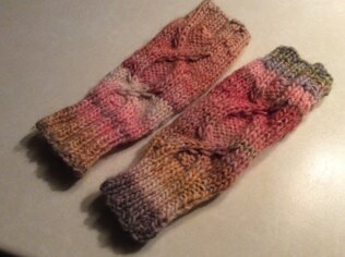 Paintbox Essential Knitted Wrist Warmers