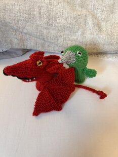 Room on the Broom finger puppets