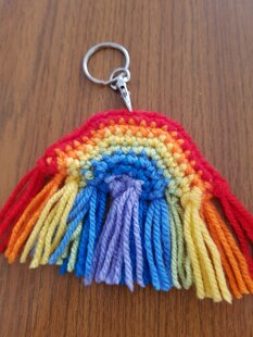 Rainbow keyrings