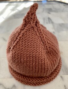 Little and large pixie hats