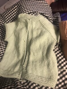 Green Daisy Cardigan