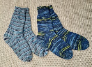 Simple stripey socks