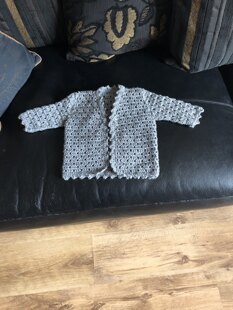Lacy Set to Crochet in Bernat Softee Baby Solids