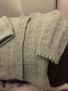 Lacy Cardigan in green