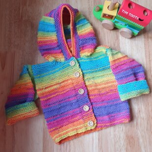 Rainbow jackets and booties