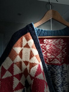 Heirloom quilt cardigan