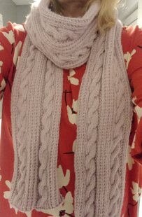 Cable Scarf
