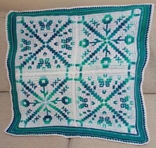 Flutter and Bloom Blanket