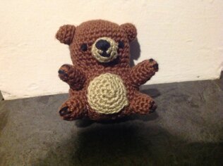 Boo boo the crochet bear