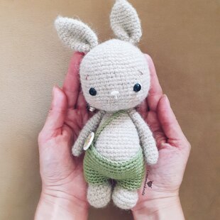 Bunny pumpkin amigurumi
