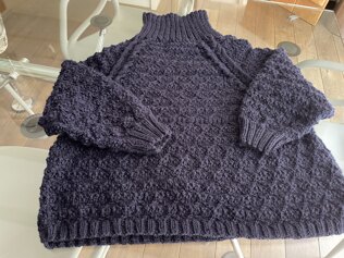 Diamond Patterned Sweater by Debbie Bliss