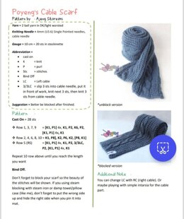 Cable Scarf