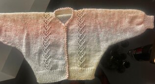 Quinn's batwing cardigan