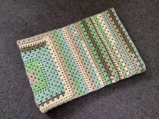 Granny Mesh Baby Blanket