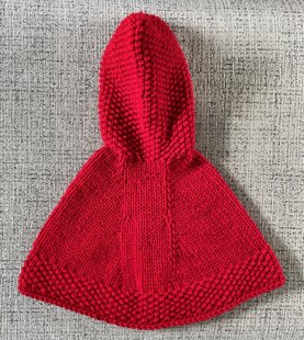 Little red riding hood poncho