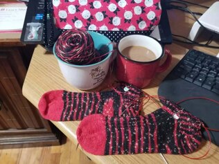 The Devil Went Down to Georgia Socks