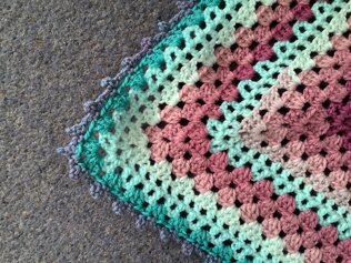 Granny Mesh Baby Blanket