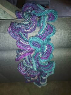 Ruffle scarves
