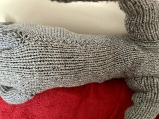 Lifesize Knitted Whippet Dog