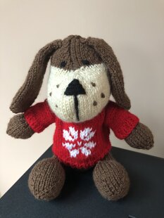 Christmas puppy