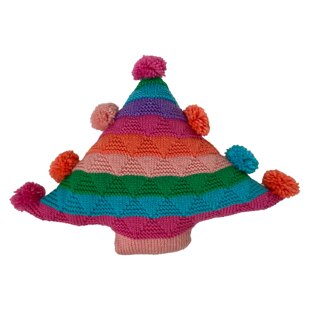 Festive Pride Rainbow Tree Cushion