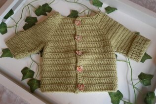 Olivia Simple Baby Cardigan